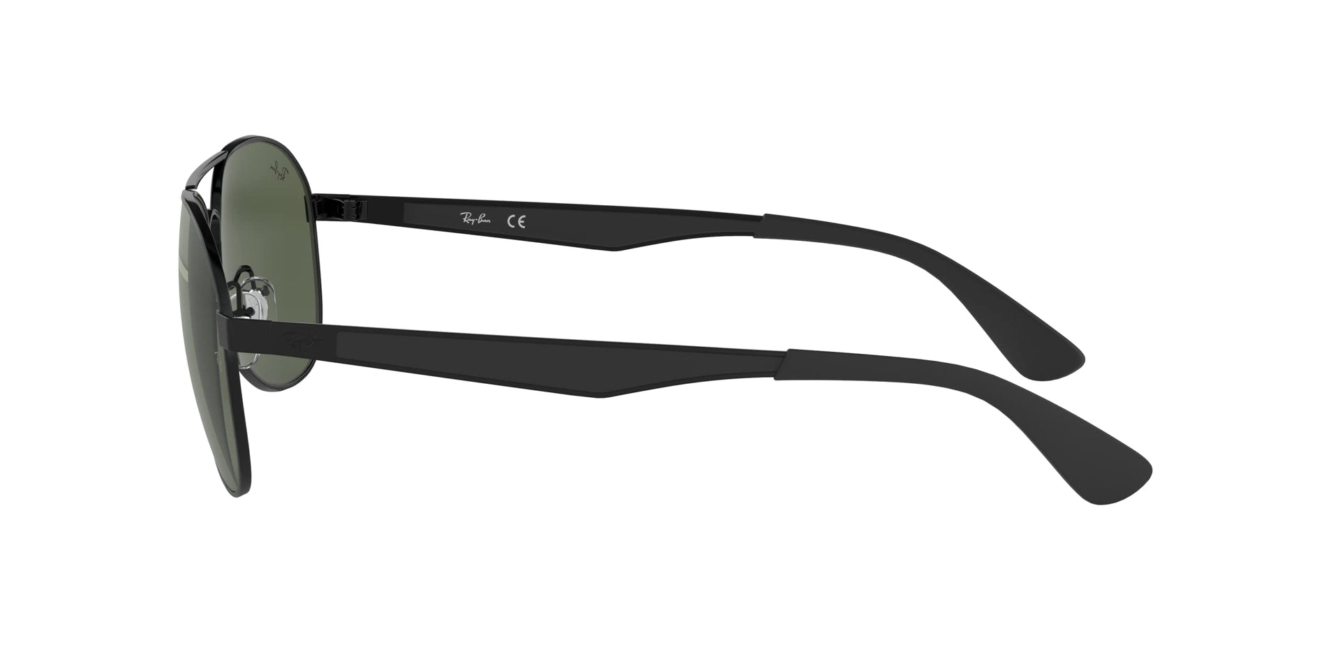 Ray-Ban Aviator RB3549 Sunglasses - Matte Black/Dark Green / 58 mm - 8053672671087 - Additional Image 1