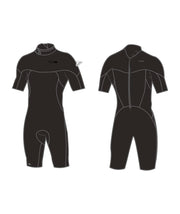 Quiksilver Boys Everyday Sessions 2/2 Short Sleeve Back Zip Wetsuit - Black 223 / 16