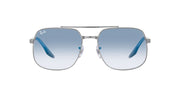 Ray-Ban RB3699 Sunglasses - Gunmetal/Clear Blue Gradient / 56 mm - 8056597719612
