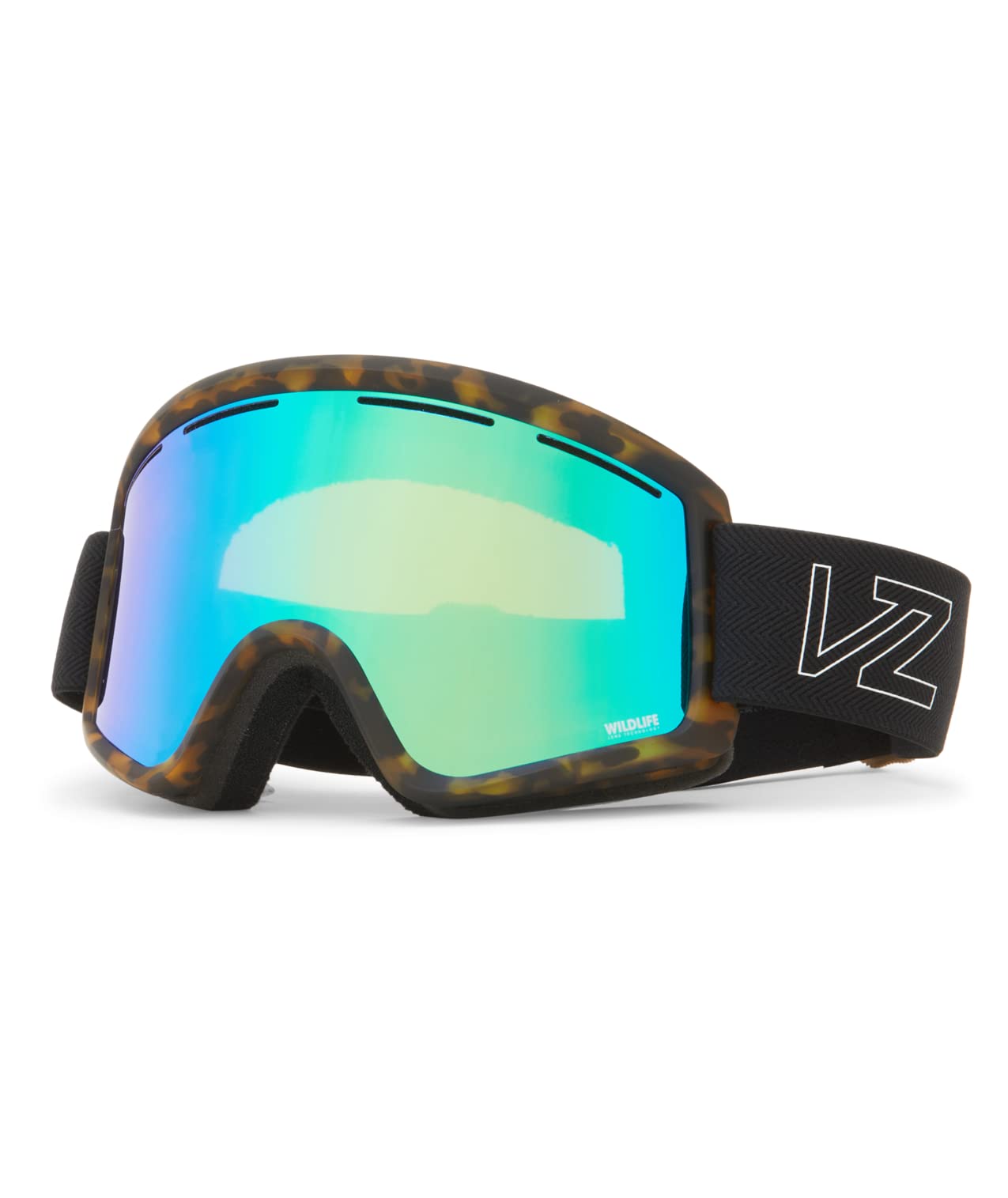 VonZipper Cleaver Chrome Lense Sunglasses - Tortoise Satin / One Size - 2100000581733