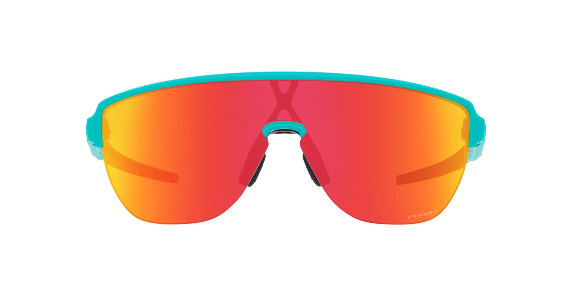 Oakley Corridor Low Bridge Fit Sunglasses - Matte Celeste/Prizm Ruby / 42 mm - 888392603609