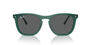Ray-Ban RB2210F Sunglasses - Transparent Green/Dark Grey / 53 mm - 8056262044643