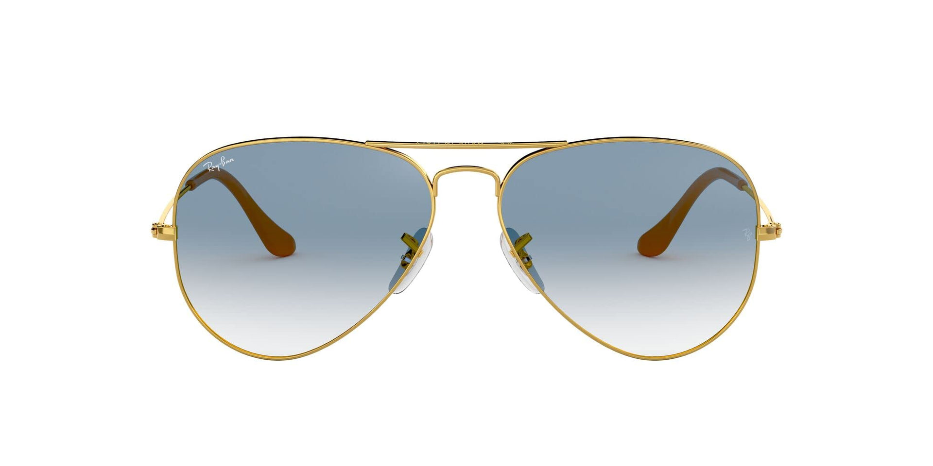 Ray-Ban Aviator RB3025 Sunglasses Batch 3 - Gold/Clear Gradient Blue / 62 mm - X001S7AIYX