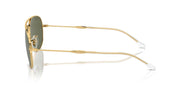 Ray-Ban Bain Bridge RB3735 Sunglasses - Gold/Polarized Green / 60 mm (X0045V8AG7) - X0045V8AG7 - Additional Image 4