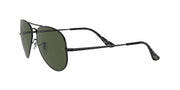 Ray-Ban Aviator Metal II RB3689 Sunglasses - Black/G-15 Green / 58 mm - 8056597041911 - Additional Image 2