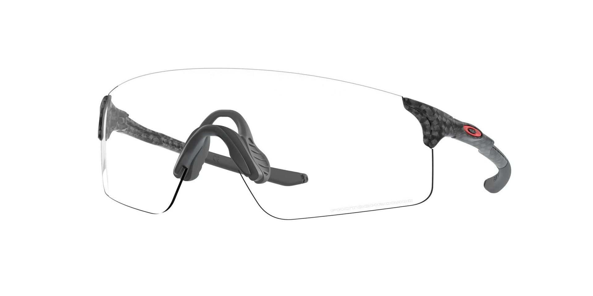 Oakley Evzero Blades Low Bridge Fit Sunglasses - Carbon Fiber/Clear Black Iridium Photochromic / 38 mm - 888392454874