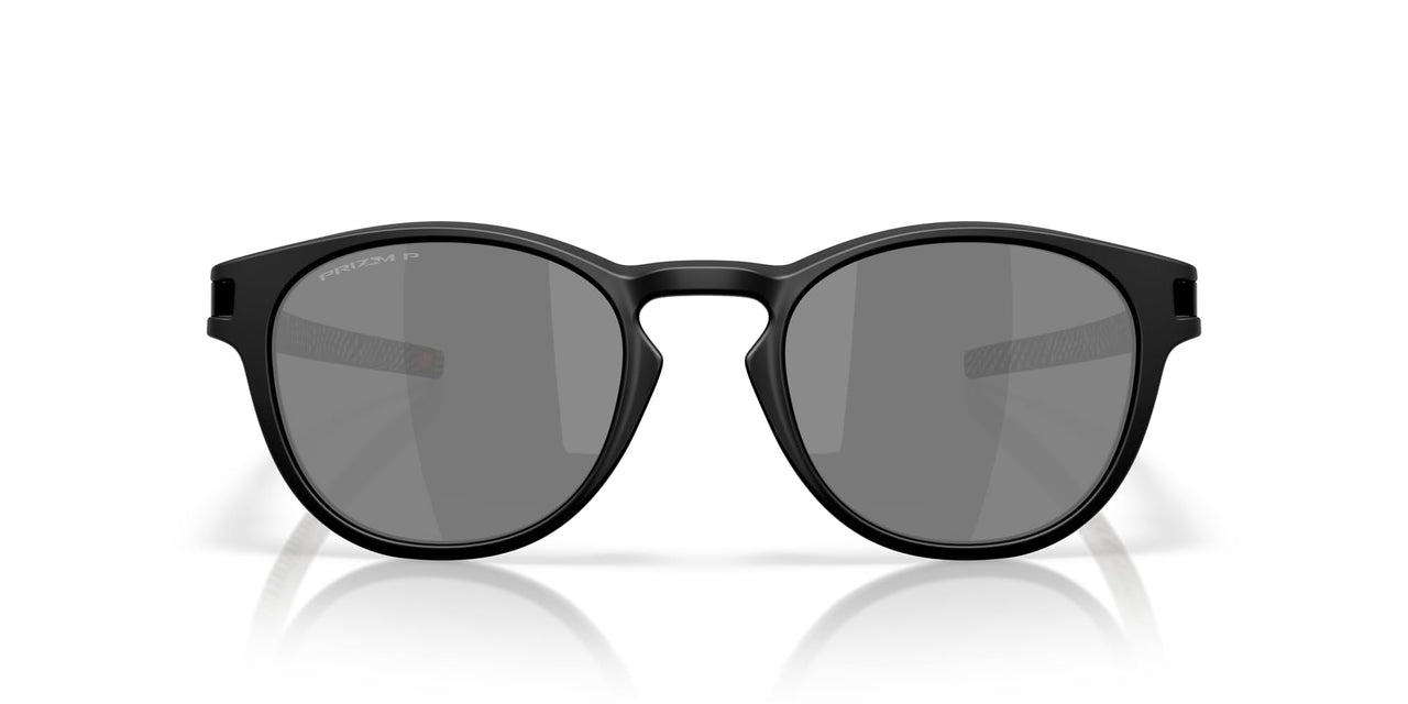 Oakley Latch Sunglasses - Matte Black/Prizm Black Polarized / 53 - 888392664228