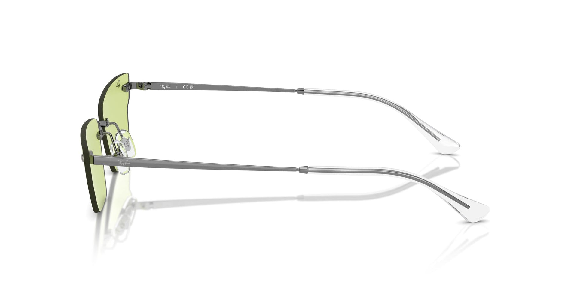 Ray-Ban Anh RB3731 Sunglasses - Gunmetal/Green / 63 mm - 8056262017074 - Additional Image 2