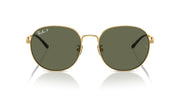 Ray-Ban RB3727D Sunglasses - Gold/Dark Green Polarized / 57 mm - 8056262017760