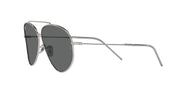 Ray-Ban Aviator Reverse RBR0101S Sunglasses - Silver/Dark Grey / 59 mm - 8056597919111