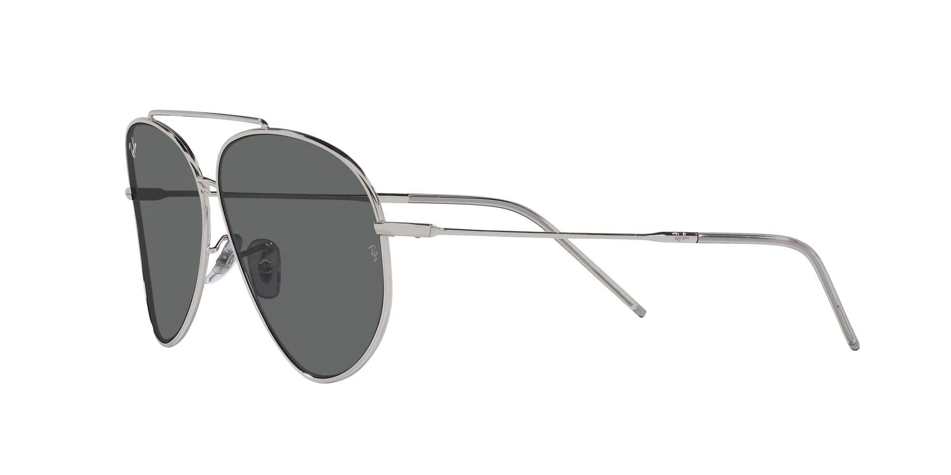 Ray-Ban Aviator Reverse RBR0101S Sunglasses - Silver/Dark Grey / 59 mm - 8056597919111