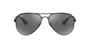 Ray-Ban Aviator RB3523 Sunglasses - Matte Black/Grey Mirrored Silver / 59 mm (X001ECJ6PT) - X001ECJ6PT