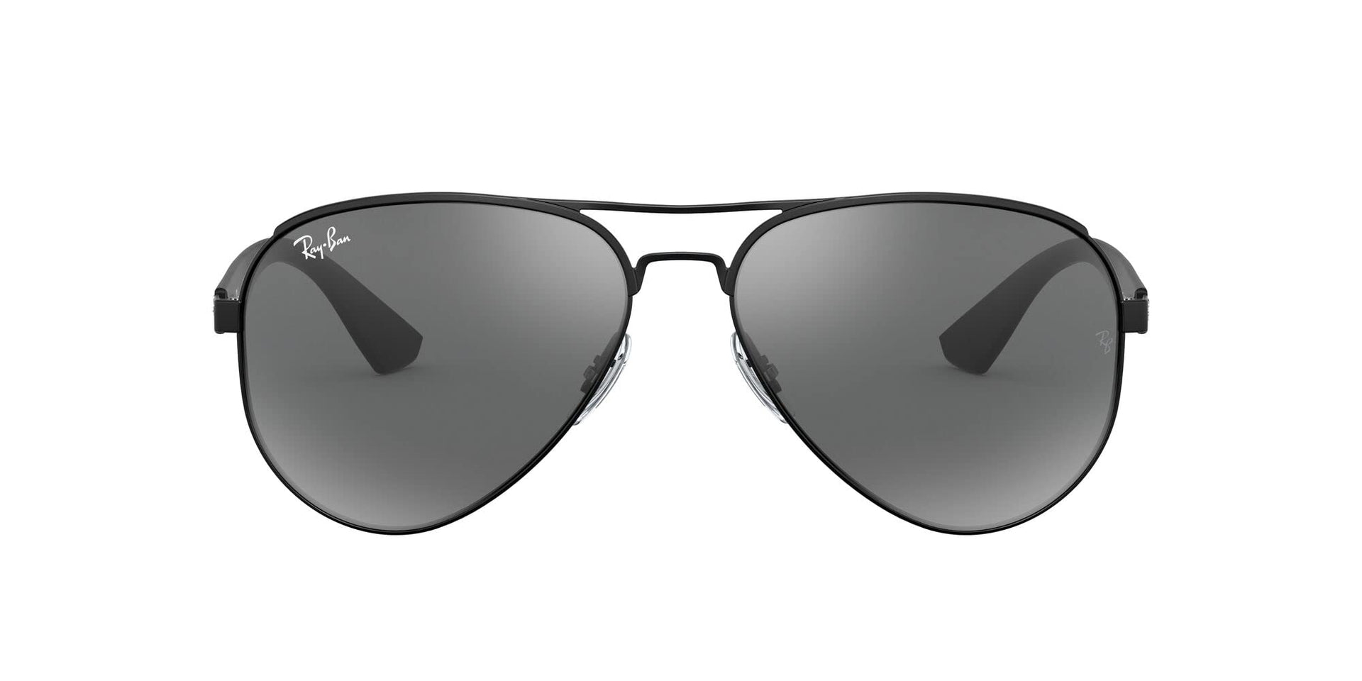 Ray-Ban Aviator RB3523 Sunglasses - Matte Black/Grey Mirrored Silver / 59 mm (X001ECJ6PT) - X001ECJ6PT