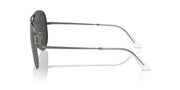 Ray-Ban Aviator Titanium RB8089 Sunglasses - Gunmetal/Polarized Black / 62 mm - 8056262031711 - Additional Image 2