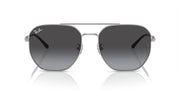 Ray-Ban Aviator RB3724D Sunglasses - Silver/Grey Gradient / 59 mm - 8056597964623