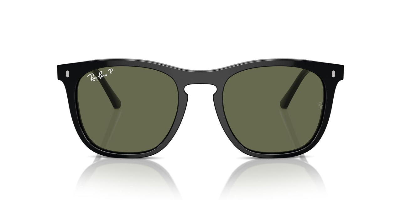 Ray-Ban RB2210F Sunglasses - Black /Green / Standard - 8056262044698