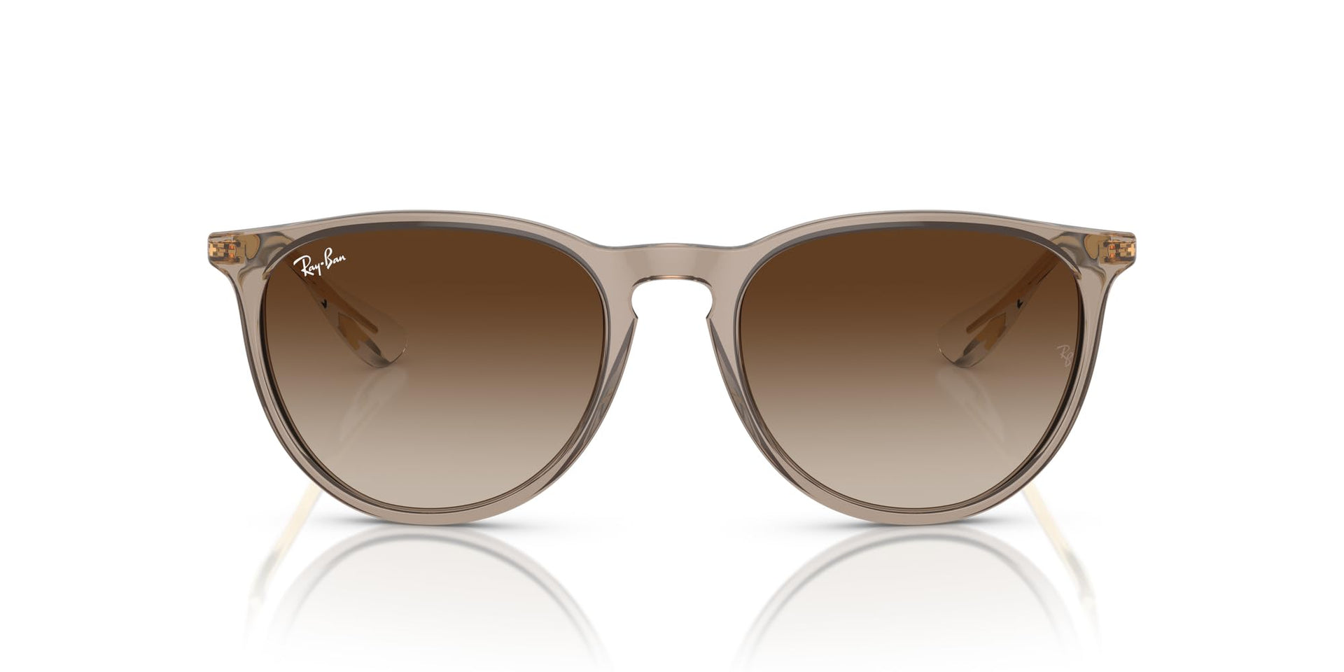 Ray-Ban Erika RB4171 Sunglasses - Transparent Light Brown/Gradient Brown / 54 mm - 8056597948685