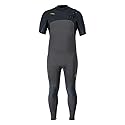 XCEL Mens Comp X 2mm Short Sleeve Fullsuit - Graphite/Black / Medium Short