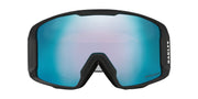 Oakley Line Miner snow goggles, teal mirrored lens and matte black frame