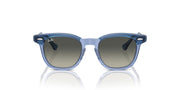 Ray-Ban RJ9098SF Sunglasses - Top Violet on Transparent Violet/Grey Gradient / 47 mm - 8056262077511