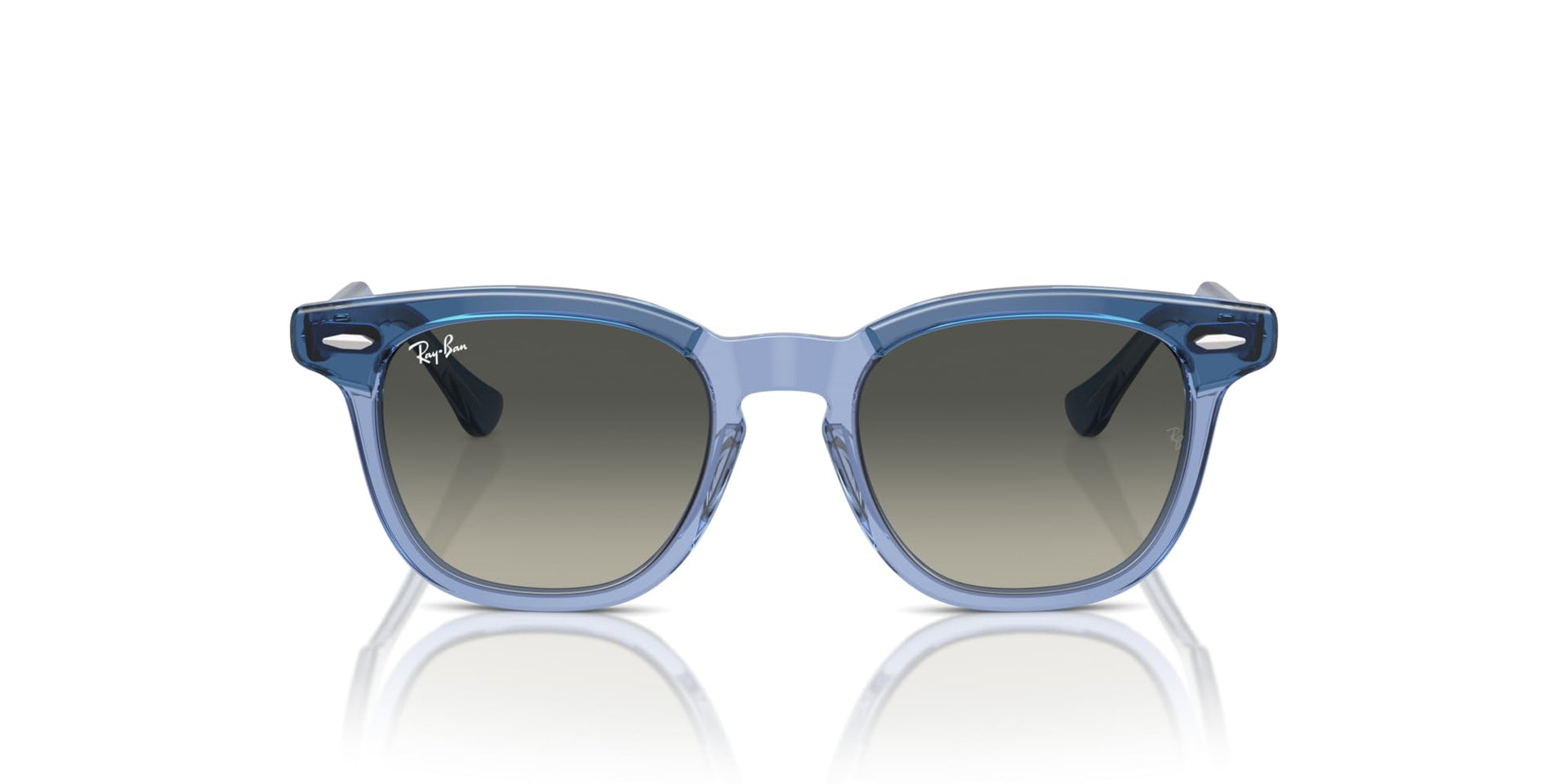 Ray-Ban RJ9098SF Sunglasses - Top Violet on Transparent Violet/Grey Gradient / 47 mm - 8056262077511