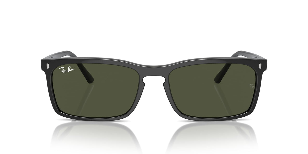 Ray-Ban RB4435 Sunglasses - Black/Green / 59 mm - 8056262031452