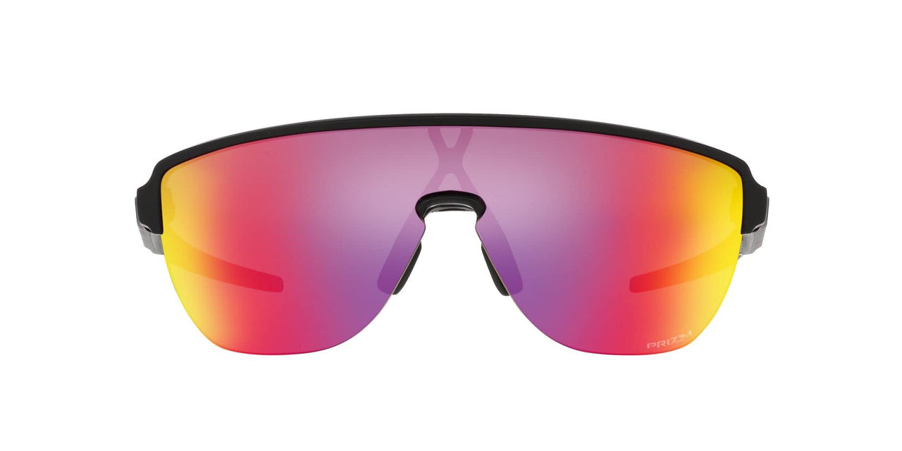 Oakley Corridor Low Bridge Fit Sunglasses - Matte Black/Prizm Road / 42 mm - 888392603586
