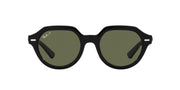 Ray-Ban Gina RB4399 Sunglasses - Black/Green Polarized / 51 mm - 8056597829403
