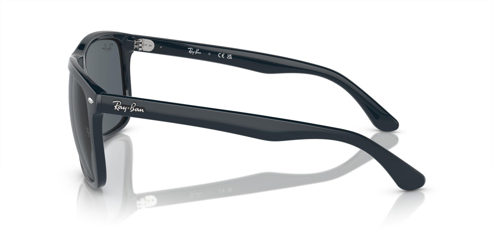 Ray-Ban Boyfriend Two RB4547 Sunglasses - Blue/Blue / 60 mm - 8056597939386 - Additional Image 2