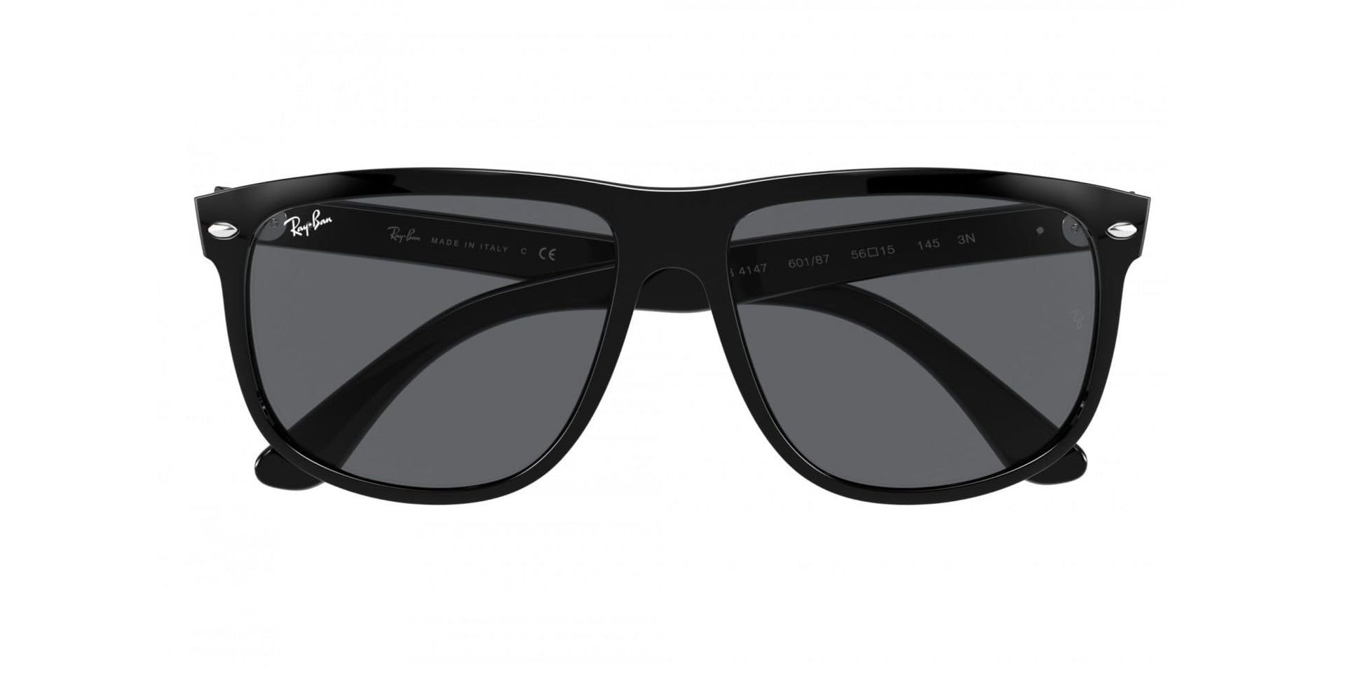 Ray-Ban Boyfriend RB4147 Sunglasses - Black/Dark Grey / 60 mm - 8056597364423 - Additional Image 1