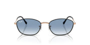 Ray-Ban RB3749 Sunglasses - Black on Rose Gold/Clear Gradient Blue / 55 mm - 8056262282342