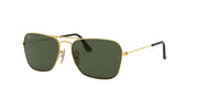 Ray-Ban Caravan RB3136 Sunglasses - Gold Havana/G-15 Green / 58 mm - 8053672494501 - Additional Image 1