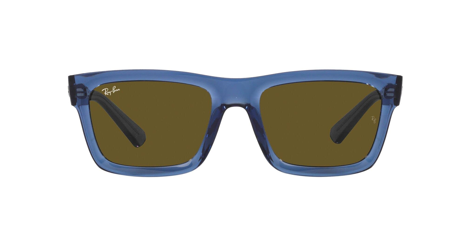 Ray-Ban Warren RB4396 Sunglasses - Transparent Dark Blue/Dark Brown / 54 mm - 8056597829182
