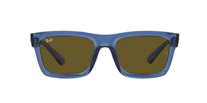 Transparent Dark Blue/Dark Brown