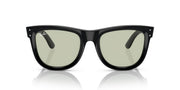 Ray-Ban Wayfarer Reverse RBR0502S Sunglasses - Black/Light Green / 50 mm - 8056262095256