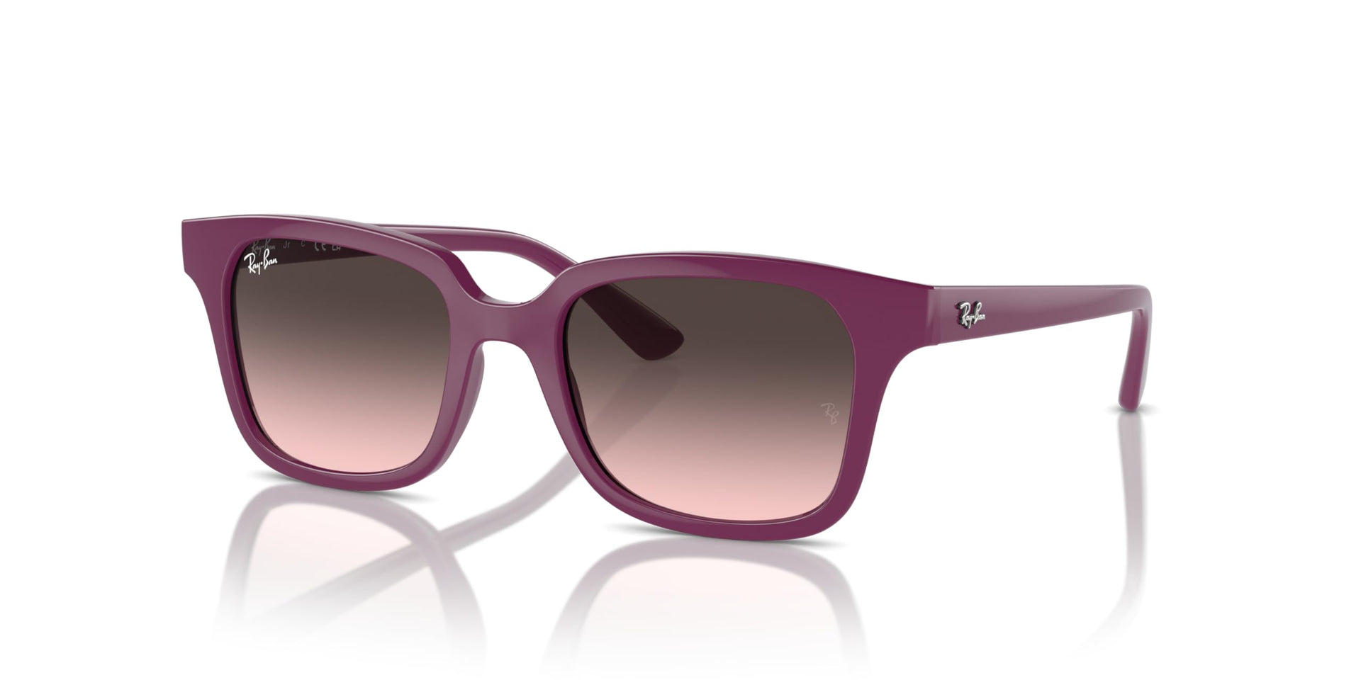Ray-Ban RJ9071S Sunglasses - Cherry/Pink Gradient Grey / 48 mm - 8056262081556