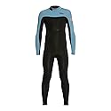 Quiksilver Boys Everyday Sessions 3/2 Back Zip Wetsuit - Black/Provincial Blue / 8