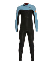 Quiksilver Boys Everyday Sessions 3/2 Back Zip Wetsuit - Black/Provincial Blue / 8