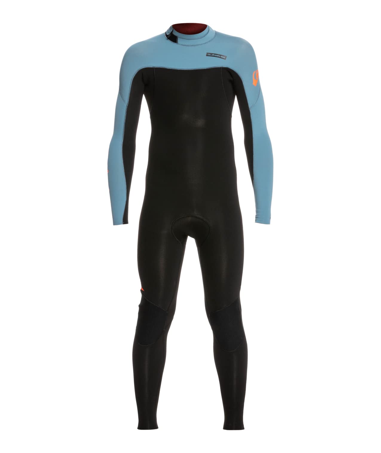 Quiksilver Boys Everyday Sessions 3/2 Back Zip Wetsuit - Black/Provincial Blue / 8