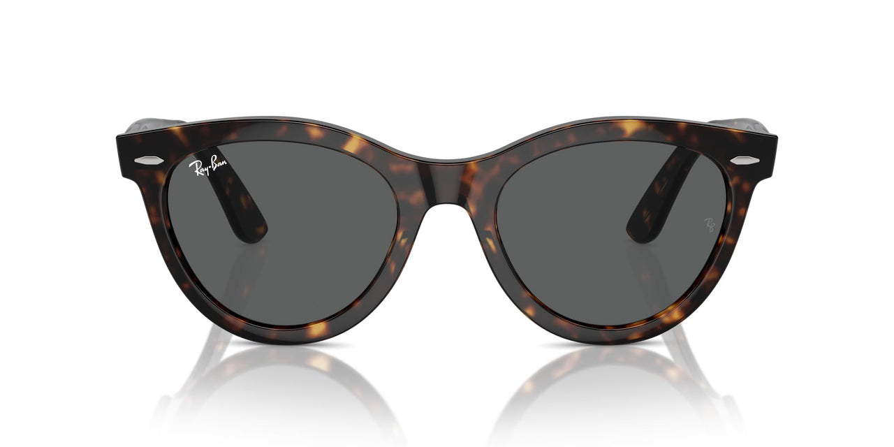 Ray-Ban Wayfarer Way Low Bridge Fit RB2241F Sunglasses - Havana/Dark Grey / 54 mm - 8056262045244