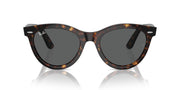 Ray-Ban Wayfarer Way Low Bridge Fit RB2241F Sunglasses - Havana/Dark Grey / 54 mm - 8056262045244