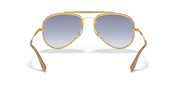 Ray-Ban Blaze Aviator RB3584N Sunglasses - Gold/Clear Gradient Light Blue / 58 mm - 8053672836981 - Additional Image 3