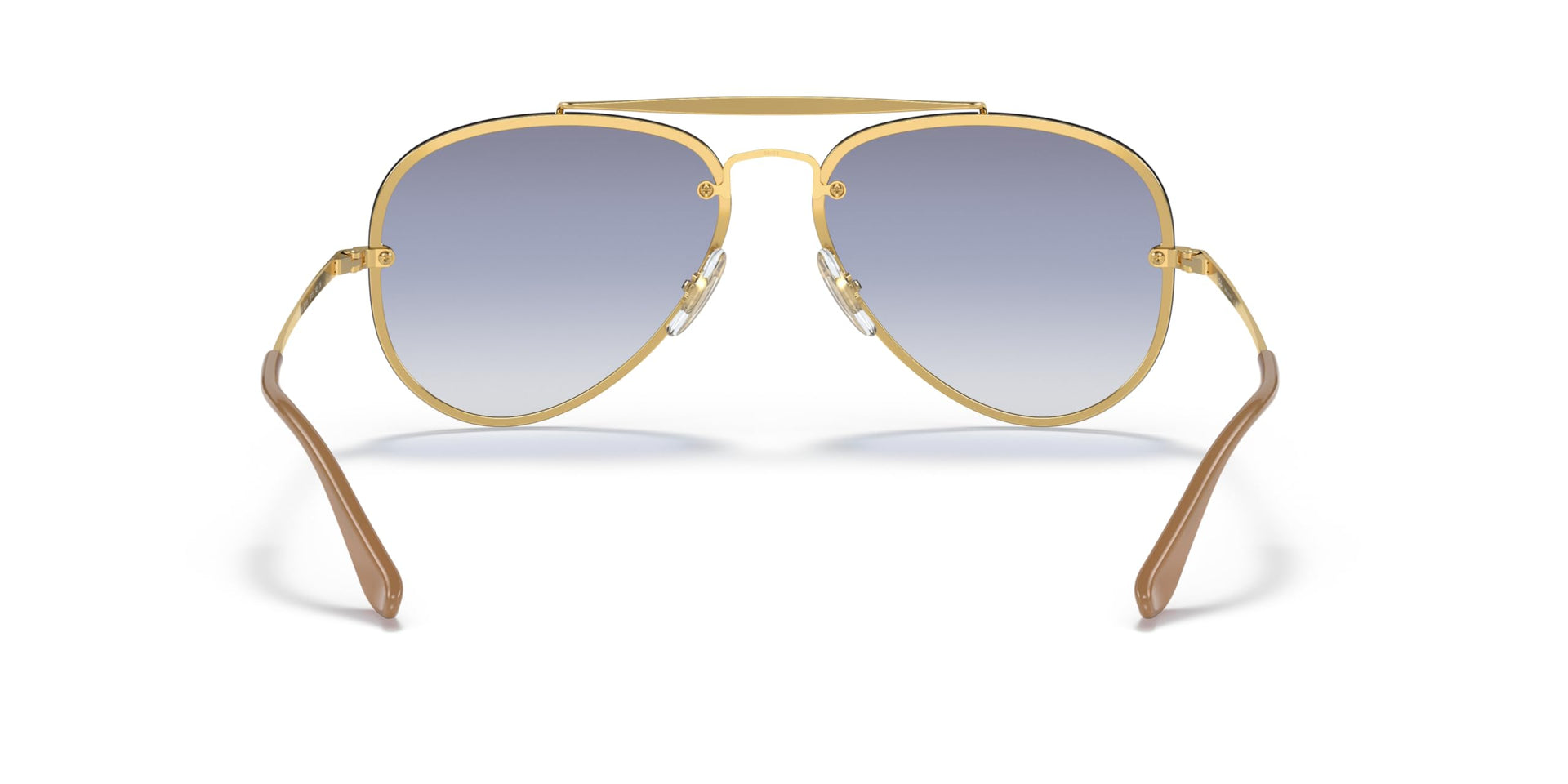 Ray-Ban Blaze Aviator RB3584N Sunglasses - Gold/Clear Gradient Light Blue / 58 mm - 8053672836981 - Additional Image 3