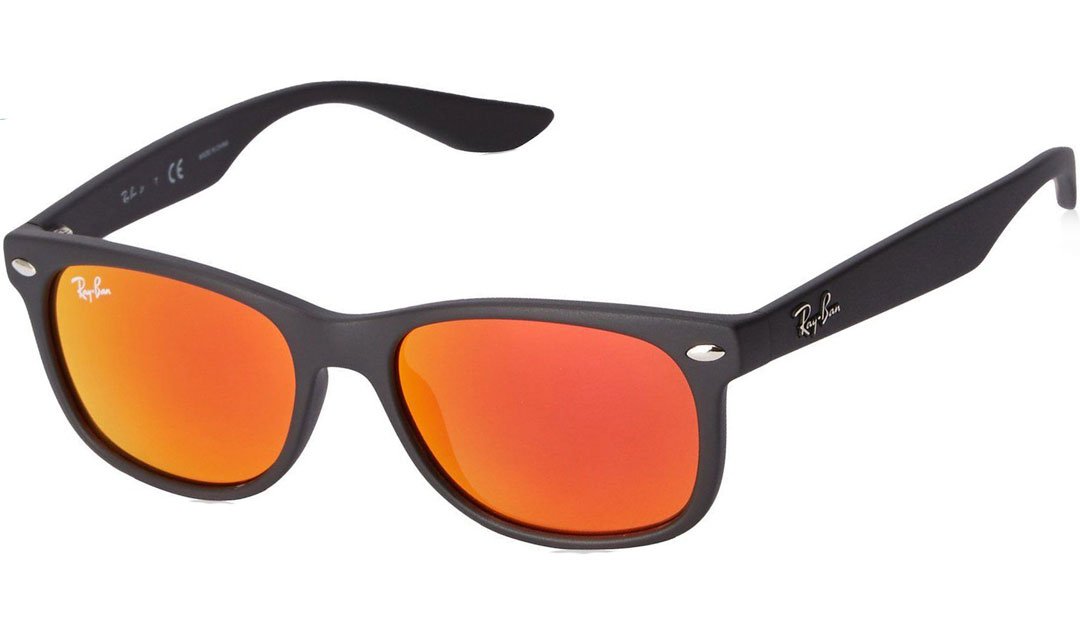 Ray-Ban Junior New Wayfarer RJ9052S Sunglasses - Red / One Size - 8053672217780