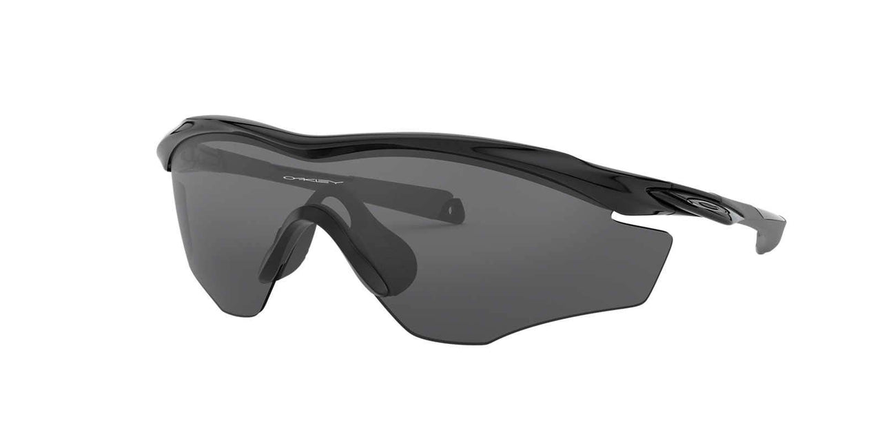 Oakley M2 XL Sunglasses - Polished Black/Grey / 45 mm - 888392172105