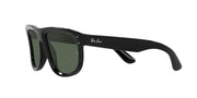 Ray-Ban Boyfriend Reverse RBR0501S Sunglasses - Black/Dark Green / 56 mm - 8056597918947