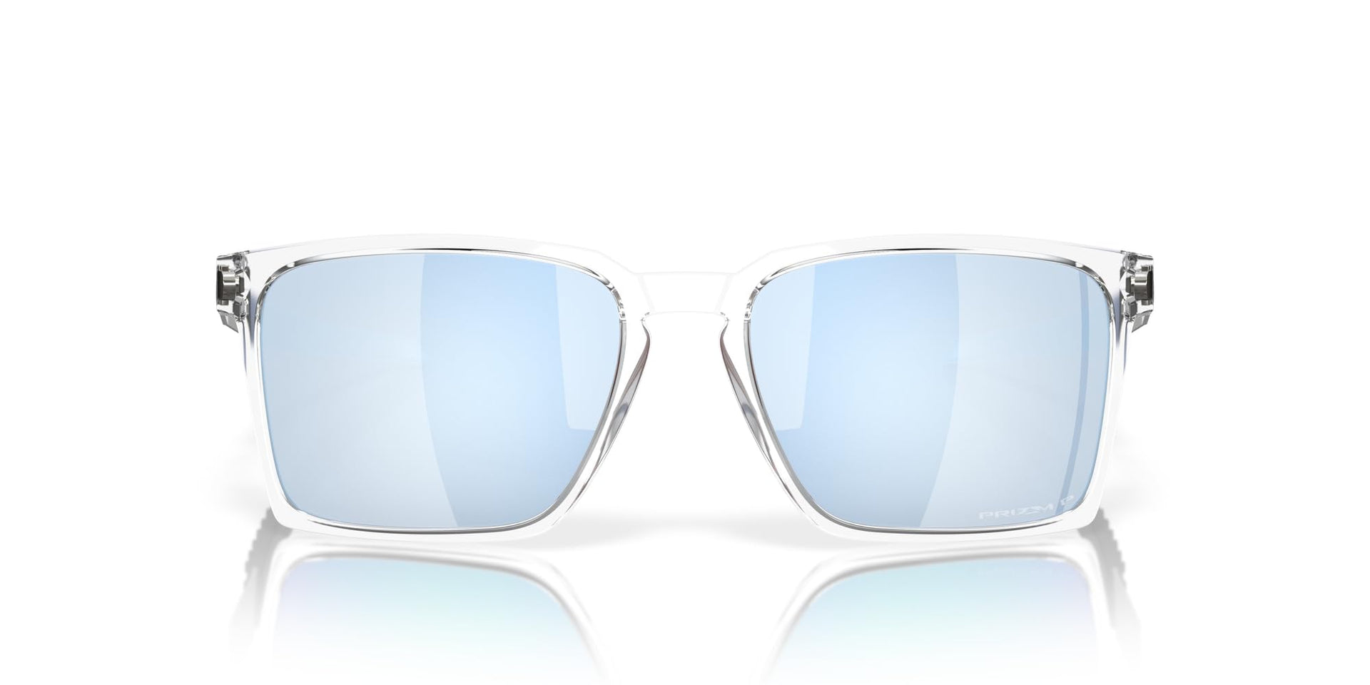 Oakley Exchange Sun Sunglasses - Polished Clear/Prizm Deep Water Polarized / 56 - 888392624901