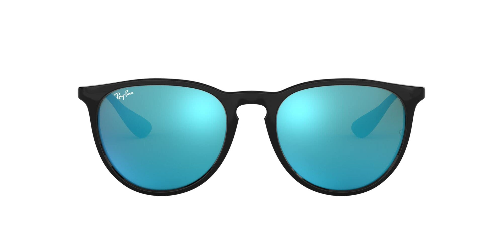 Ray-Ban Erika RB4171 Sunglasses - Black/Blue Mirrored / 54 mm - 8053672460773