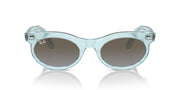 Ray-Ban Wayfarer Oval RB2242 Sunglasses - Photochromic Frame Waves Azure/Blue Gradient Brown / 53 mm - 8056262134061