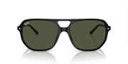 Ray-Ban Bill One RB2205 Sunglasses - Black/Green / 57 mm - 8056597936224